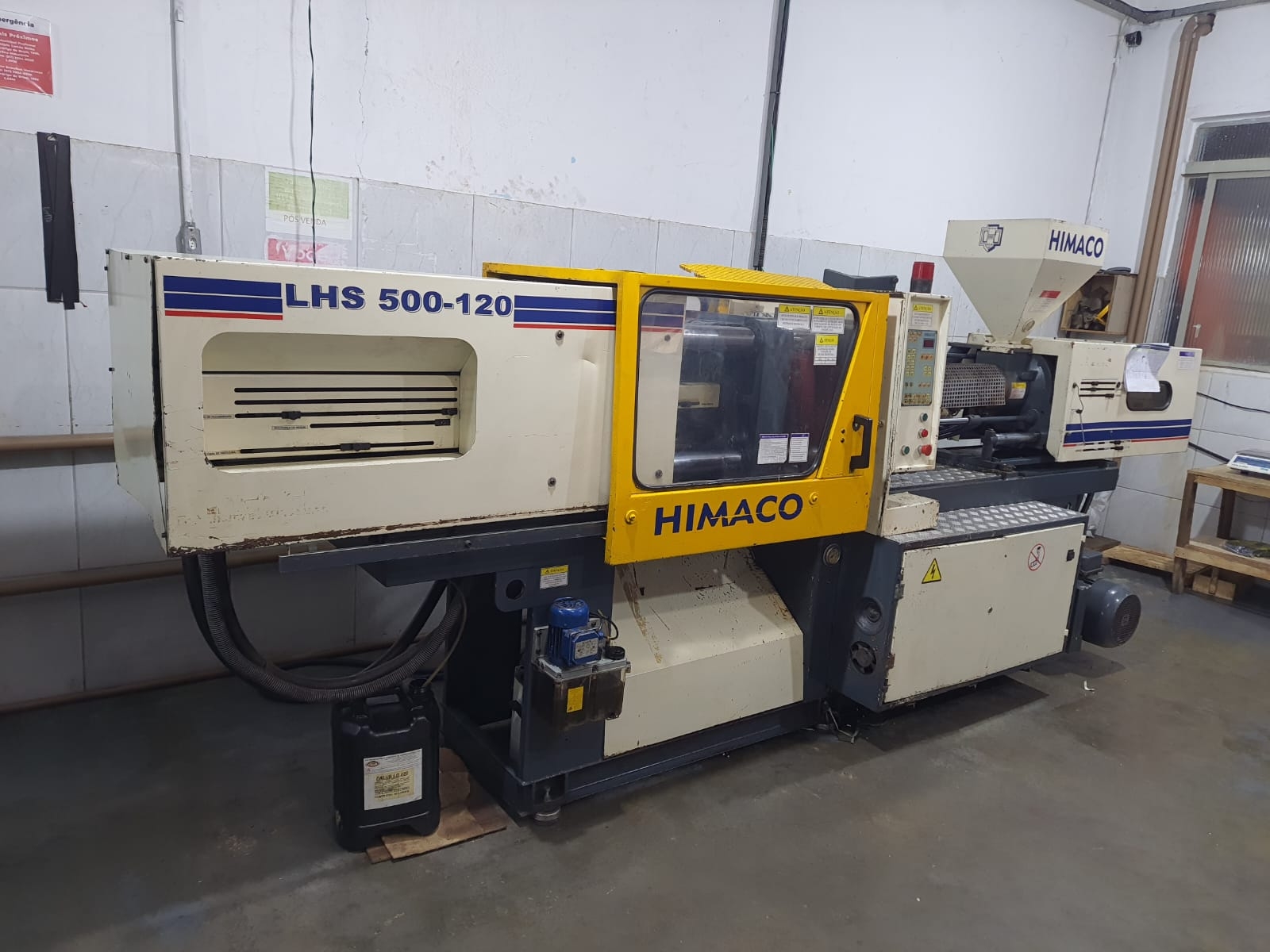 Injetora de Plástico HIMACO LHS 500-120 - Ano 1995